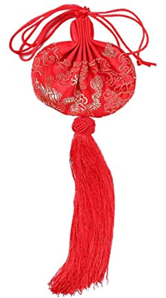 Pochette Élégante en Chinlon Vide Portable pour Les Festivals Chinois Support Décoratif Léger Compact