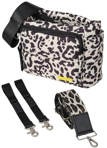 baba bing Cross Body Softshell Changing Bag - Baby Changing Bags | Convertible Design Baby Nappy Bag | Nappy Changing Bags - Crossbody/Hand-Held Diaper Bag