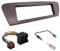 Sound-way Kit Montage Autoradio, Cadre Façade 1 DIN, Cable Adaptateur Connecteur ISO, Compatible avec Renault Scenic 2009