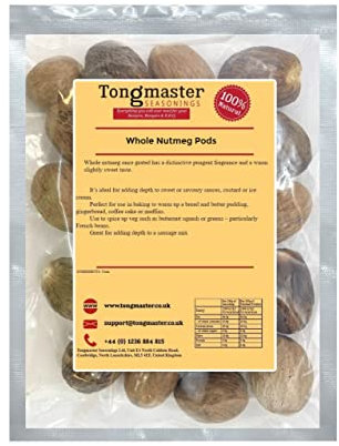 Whole Nutmeg Pods - 25g (approx 5 pods)