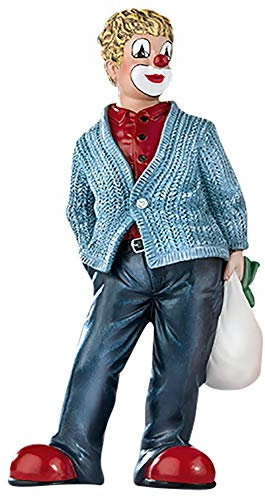 Gildeclown kleine Dekofigur und Sammlerstück der Ökologische im hochwertige Geschenkkarton - Dekofigur Accessoire Dekoration Geschenk - handgefertigt - Höhe 16 cm