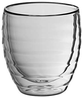 Kela Cappuccinoglas, Cesena, 2-tlg, Doppelwandiges Glas, 200 ml, 12411, Transparent