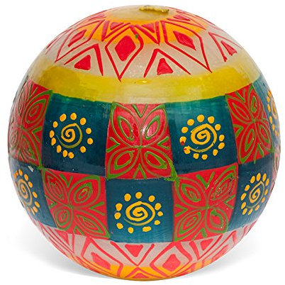 Kapula Kugelkerze groß 'Desert Rose New Design' 12 cm