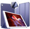 VAGHVEO Coque pour iPad Air 3 10,5 2019 / iPad Pro 10,5 Pouces 2017 Case Housse Etui de Slim Léger Protection Fonction Veille/Réveil Automatique, Tri Pli en Caoutchouc Flexible Smart Cover, Bleu Marin