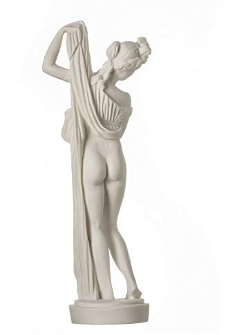 Göttin Aphrodite Kallipygos Venus Alabaster Statue griechische Skulptur Römische Skulptur 25 cm