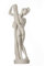 Göttin Aphrodite Kallipygos Venus Alabaster Statue griechische Skulptur Römische Skulptur 25 cm