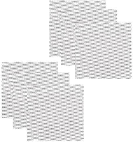 Bright Kitchen 6 Mesh Screen Dehydrator Sheets Compatible With Ivation Compatible With Gourmia Compatible with ChefWave Non Stick Dryer Mats for Jerky, Fruit, Herbs, Chips, Crackers Tray Liners Clean