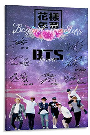 BTS Poster Un Amor En La Purga (Bts Y Tu) 2020, dekoratives Gemälde, Leinwand, Wandkunst, Wohnzimmer, Poster, Schlafzimmer, Malerei, 60 x 90 cm