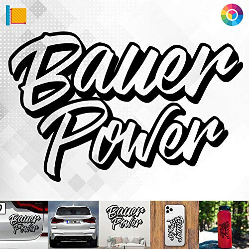 Decus Shop Bauer Power 2717 // Sticker Aufkleber vers. Größe Farbe
