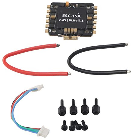 Pwshymi ESC Mini Firmware Controller FPV ESC 4 in 1 für FPV Drone Drohne Elektronischer Geschwindigkeitsregler