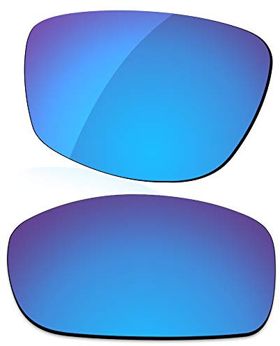 LenzReborn Polarized Lens Replacement for Oakley Si Ballistic Det Cord Sunglass - Ice Blue - Polarized Mirrored