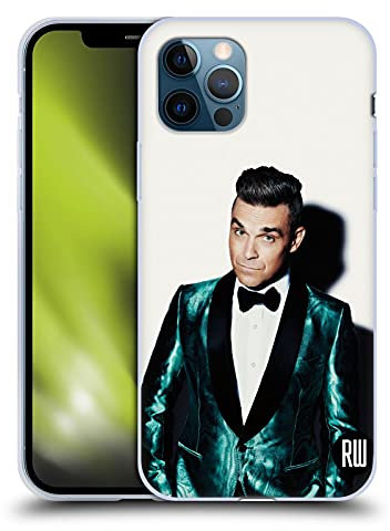 Head Case Designs Offizielle Robbie Williams Weiss Hintergrund Kalendar Gelhülle [Militärischer Schutzgrad] Kompatibel Mit Apple iPhone 12 / iPhone 12 Pro Und Kompatibel Mit MagSafe