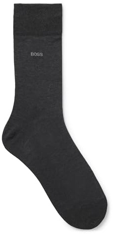 BOSS Herren George RS Uni MC Mittelhohe Logo-Socken aus ägyptischer Baumwolle mit merzerisiertem Finish