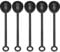Baking Measuring Spoon,5pcs Coffee Scoop 10g Capacity Long Handle Food Grade PP Material Powder Spoon for Coffee Beans Powder
