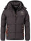 Geographical Norway Herren Winterjacke Verveine Darkgrey -L - mit UD Beanie