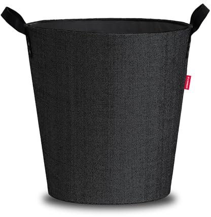 Holzscheit- Und Pelletkorb Dama Rund Schwarz