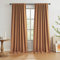 KEQIAOSUOCAI Extra lange Verdunkelungsvorhänge aus Leinen, 2 Paneele, 308 cm Länge, für Wohnzimmer, Haken, Gürtel, Rücklasche, Schienensystem, Decke, Boho, gedeckt, Ocker, Schlafzimmer, B 50 x L 120