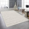 Teppich-Traum Wohnzimmer Kinderzimmer Schlafzimmer Wartezimmer Büro modern Kurzflor Designerteppich Creme Beige Boho Style Abstraktmuster 140x200 cm