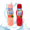 MORANGO 2x Bouteille d'eau Réutilisable de 75CL. Gourde en Plastique PP sans BPA. Bouteille Transparente avec Poignée pour l'école, le Sport et les Voyages.