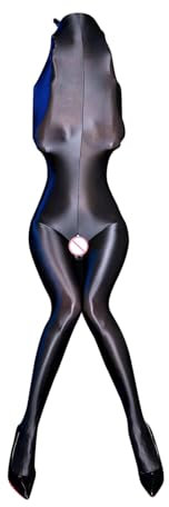 Damen Anzug Wetlook Catsuit Bodys Sexy Nachtclub Kostüm Gefangenen Cosplay Body Mit Kopfbedeckungen Bondage pu-Leder Fesselset Schlafsack Zwangsjacke Handfesseln