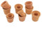 Mini Terrakotta Pflanzer Ton Keramik Keramik Blüten Töpfe Mini Cactus Blumentöpfe Cactus Sukkulenten Kindergarten für Innen im Freien im Freien 12 Stück, Blumentöpfe