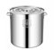 Troupmiye Pentola Capiente dalle da 8 Litri - 120 Litri in Acciaio Inox 304 (Color : Stainless Steel, Size : D 35CM x H 60CM)