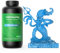 UNIFORMATION 3D Drucker Resin ABS LIKE Resin hart Robustes 3D-Druckerharz Photopolymer UV-hrtendes 3D-Harz flüssig mit hoher Przision geeignet für SLA-/LCD-/DLP transparent blau 1 kg