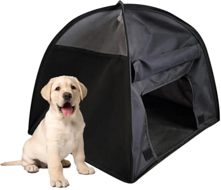 Sombrilla para perros al aire libre, tienda de campaña de protección solar para perros - Tienda de refugio para el sol en la playa para cachorros | Refugio solar anti-UV para animales pequeños Refugio