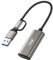 Tarjeta de captura HDMI 4K, USB 3.0, tarjeta de captura de vídeo HDMI a USB-A/C 1080P 60 FPS, tarjeta de grabación de vídeo para gaming en directo/juego/reunión, compatible con Windows/Mac OS Switch