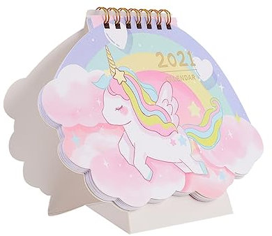 Lurrose Tischkalender 2021 Papierkalender Dekorationen Für Den Schreibtisch Kleiner Tischkalender