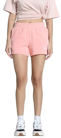 PUMA Short 4'' à Petit Logo N° 1 Logo ESS Femme M Pink Fruit