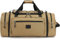 Laripwit Erweiterbare Reisetasche für Herren 45L-50L Sporttasche Groß Weekender Damen Trainingstasche Handgepäck für Duffel Reisen Gym Übernachtung Taschen, Braun