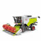 barweer D370 Mähdrescher 1:17 Klemmbausteine Set für Erwachsene und Kinder, CAD Master C61508W Elektrisch Technik Traktor Spielzeug Modell Kran LKW Toys Geschenk (4567 Teile)