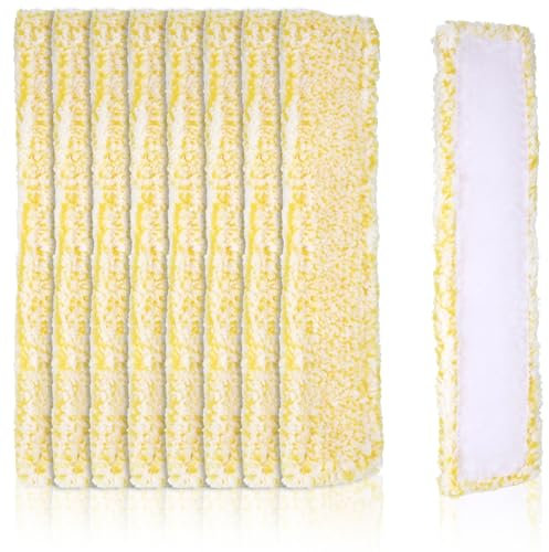 Lot de 4 fibres de rechange pour aspirateur de fenêtre Kärcher WV2/WV5 - En microfibre - Pour nettoyeur de fenêtre Kärcher WV2/WV5
