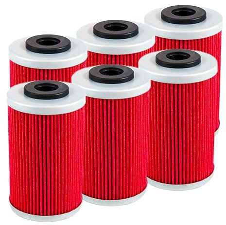 Motorrad Ölfilter for Duke EXC SMR SX XCW XC RC 125 200 390 250 400 450 520 525 LC4 SMC 620 625 640 650 660 Enduro 690 R(6pcs)