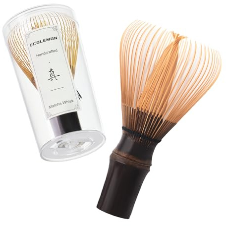 ECOLEMON Handcrafted Shin Chasen, Matcha Whisk for Matcha Ceremonial Grade