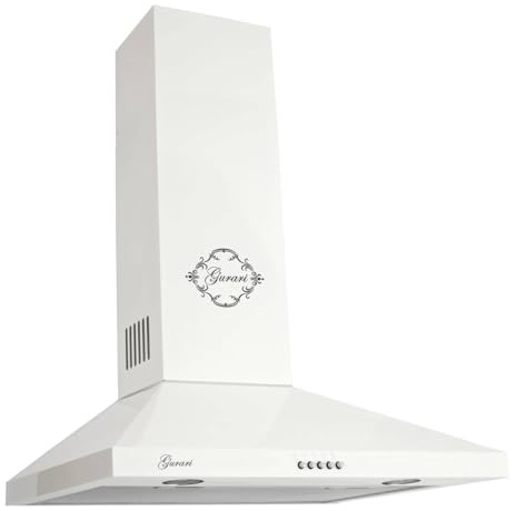 Gurari Hotte aspirante 60 cm GCH C 147 WH 6 N • Hotte murale blanche • Moteur puissant 1000 m³/h • Hotte aspirante et recirculation • Éclairage LED • Filtre à graisse métallique • Hotte de cuisine