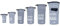 DonDon Dry Bag wasserdichte Tasche 2l, 5l, 10l, 15l, 20l, 30l Pack-Sack Beutel mit Schultergurt - grau 20 Liter