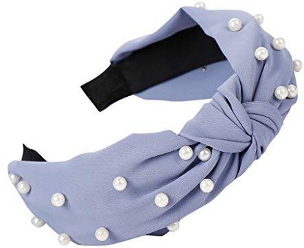 Damen Breit Haar-Stirnband mit Bördeln Haar Kopfband Mode Knoten-Haarband Einfache SüßE YWLINK MäDchen Einfach Polka Dot Elegant Sport (Blau,)