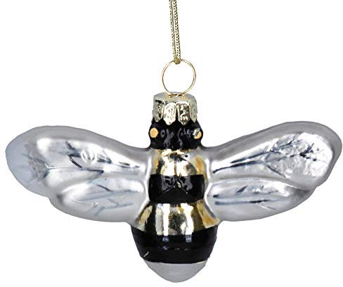 Gisela Graham Dekoration Hummel aus bemaltem Glas
