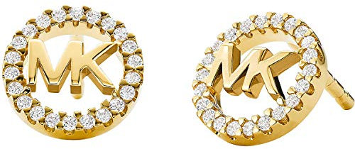 Michael Kors Ohrringe MKC1247AN710 Damen Ohrstecker Silber 925 Gold Zirkonia