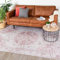 FRAAI Teppich Vintage - Lago Rot Rosa 80x150cm - Baumwolle, Polyester - Flachgewebe - Vintage - Orientalisch - Wohnzimmer, Esszimmer, Schlafzimmer - Rug