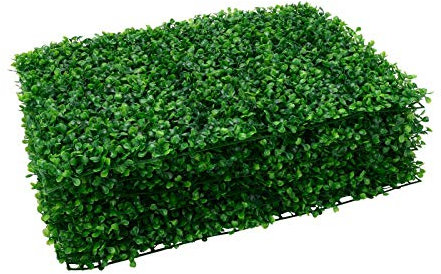 Trintion 24Pcs Artificial Leaves Hedge Panels 40x60cm Grass Plant Wall Panels Hedge Wall Panels Trellis Privacy Fence Ivy Leaf Screen Backdrop for Indoor Home Decoration Outdoor Garden Ornaments