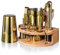 Cocktail Shaker Set,Esmula 750ML 12 Teiliges Edelstahl Barkeeper Kit Geschenk für Männer, Frauen, Freunde, Home Stylish Bar Tool Set mit Cocktail Rezeptheft (Gold-Titanbeschichtet)