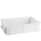 Sicignano | Vaschetta Cassetta Service per Impasti 40×30x10h cm con Fondo e Pareti Chiuse, Capacità 10 litri, Impilabile, Bianco, Polietilene Alimentare Lavabile in Lavastoviglie