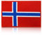 Finally Home Norwegen Flagge Patch mit Klett Rückseite | 7,6 x 5,2 cm | Norway Flag Klettpatches, Norwegische Fahne Patches, Klettpatch