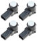 LUPCIO Auto Parksensoren Für Peugeot Für Citroen 9663821577ZR 9663821577 Autozubehör 4 Stück Silber Farbe PDC Parksensor