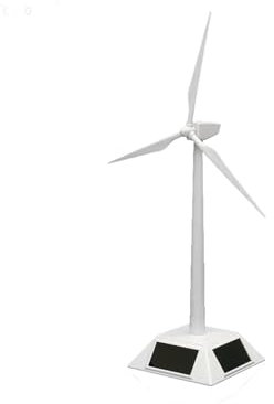 Aerogenerador, Mini modelo de turbina eólica de conducción con energía Solar, Mini juguete Solar, modelo de Mini turbina aeroneradora, molino de viento con energía Solar