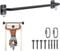 SELEWARE klimmzugstange türrahmen klimzugststange wand - Wandmontage Latzugstangen Home Gym Workout Ausrüstung mit Widerstandsband Haken, Unterstützt bis zu 440 lbs