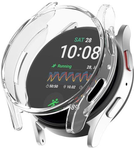 GETBSTOOP para (Sam-Sung) Galaxy Watch 7 40 mm/44 mm Funda Protectora de Pantalla Protector de Parachoques de TPU Suave Accesorios de Parachoques de Repuesto para (Sam-Sung) Galaxy Watch 7 4